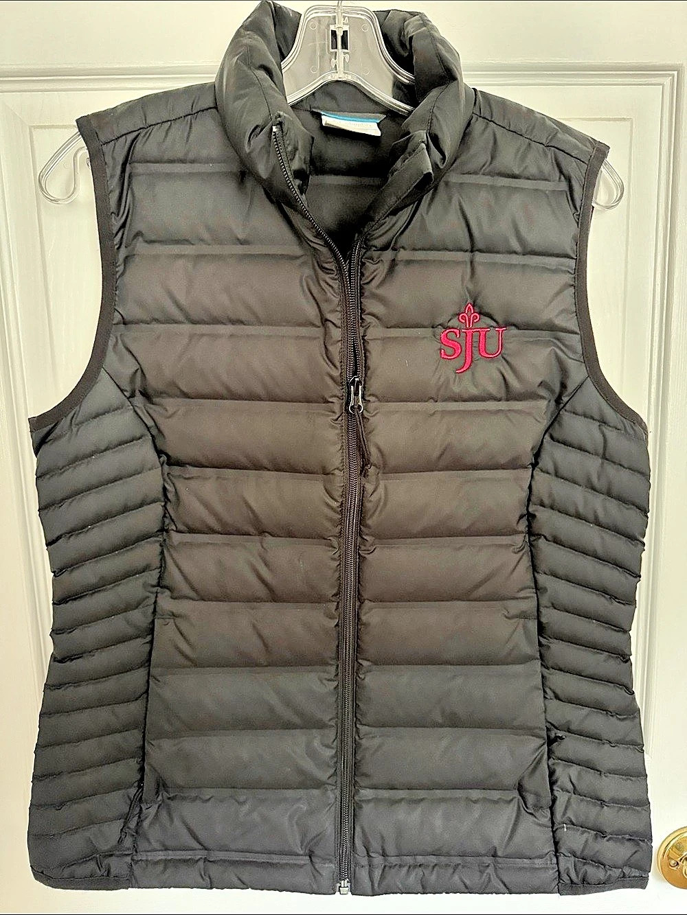 Columbia saint Joes Powder Lite Vest Women's Black Hooded Puffer Vest Medium